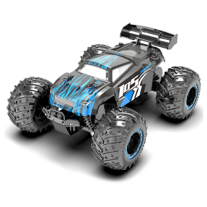 Машинка на радиоуправлении JJRC Q105 1:18 Blue - гоночный автомобиль, монстр-трак, 2WD, до 15 мин, 15 км/ч. Photo 2